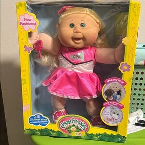 Cabbage Patch kid new Cheerleader Doll with Pink Outfit